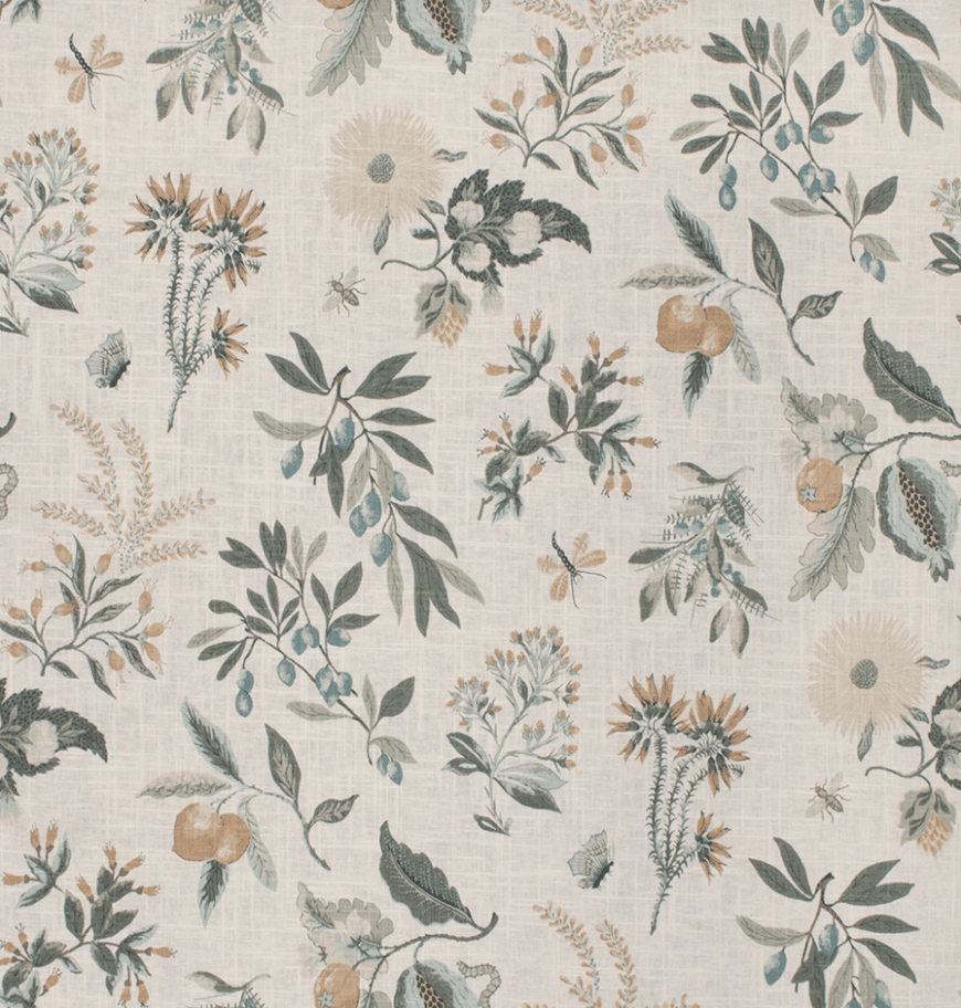 la fleur botanical fabric