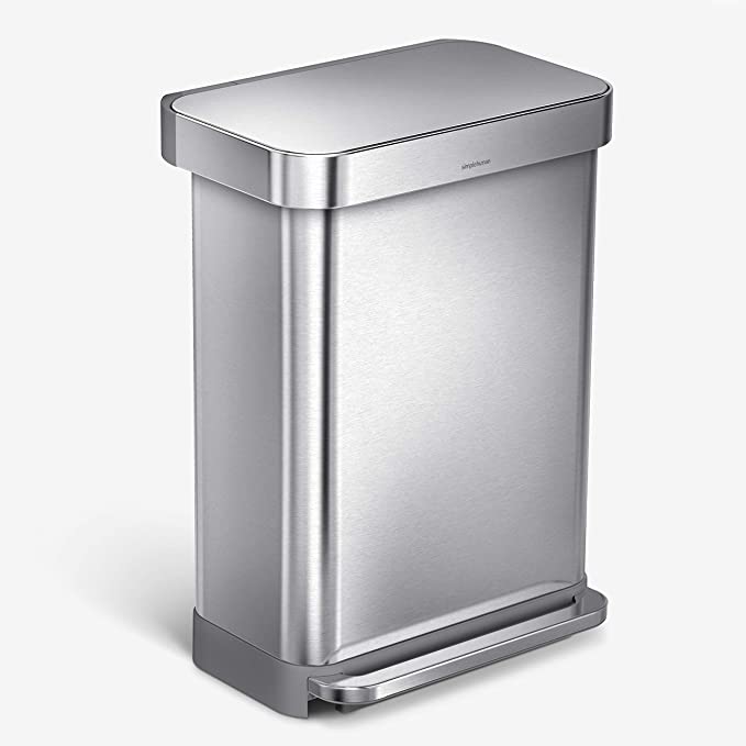 simple human trash can