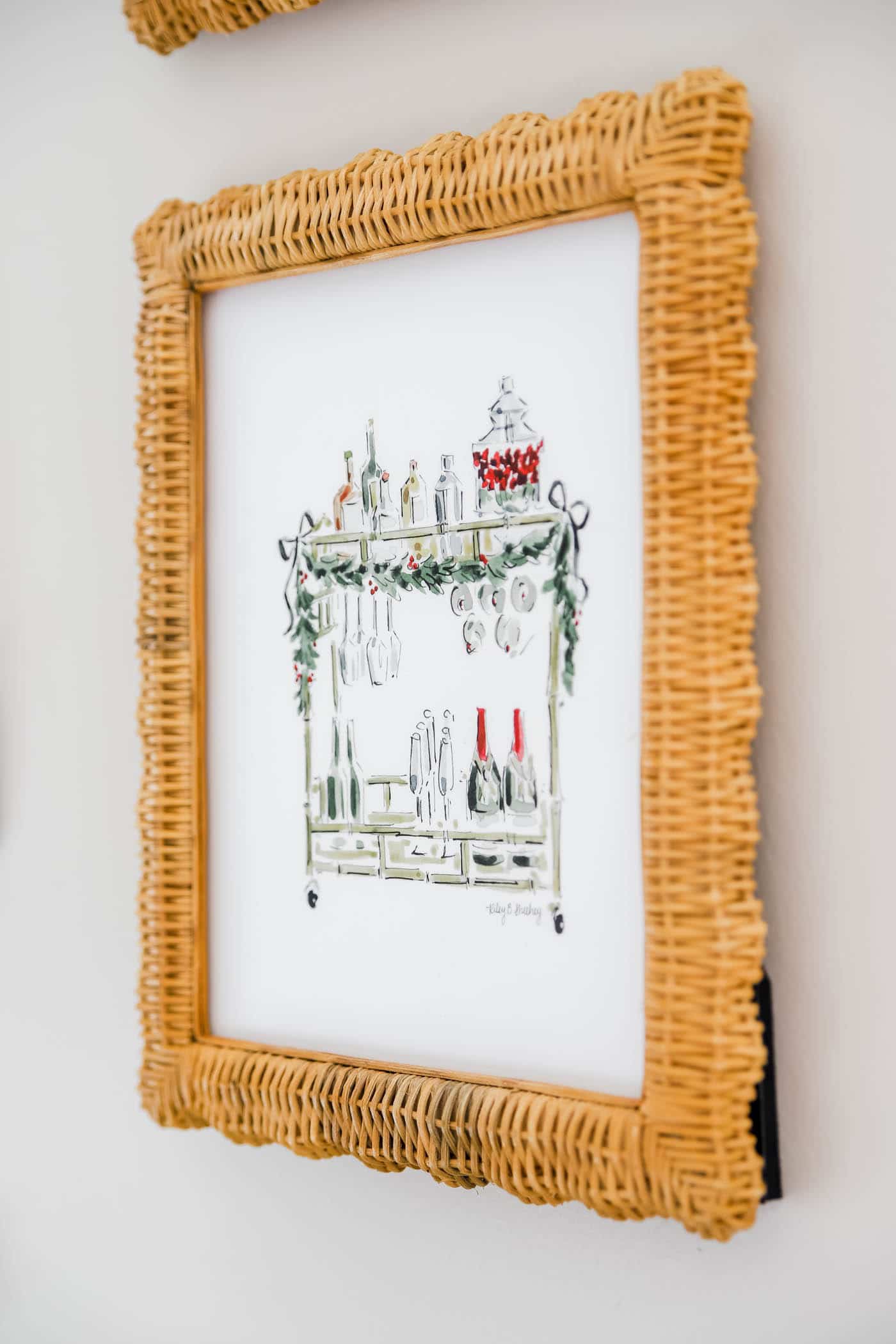Kitchen Bar Cart Art