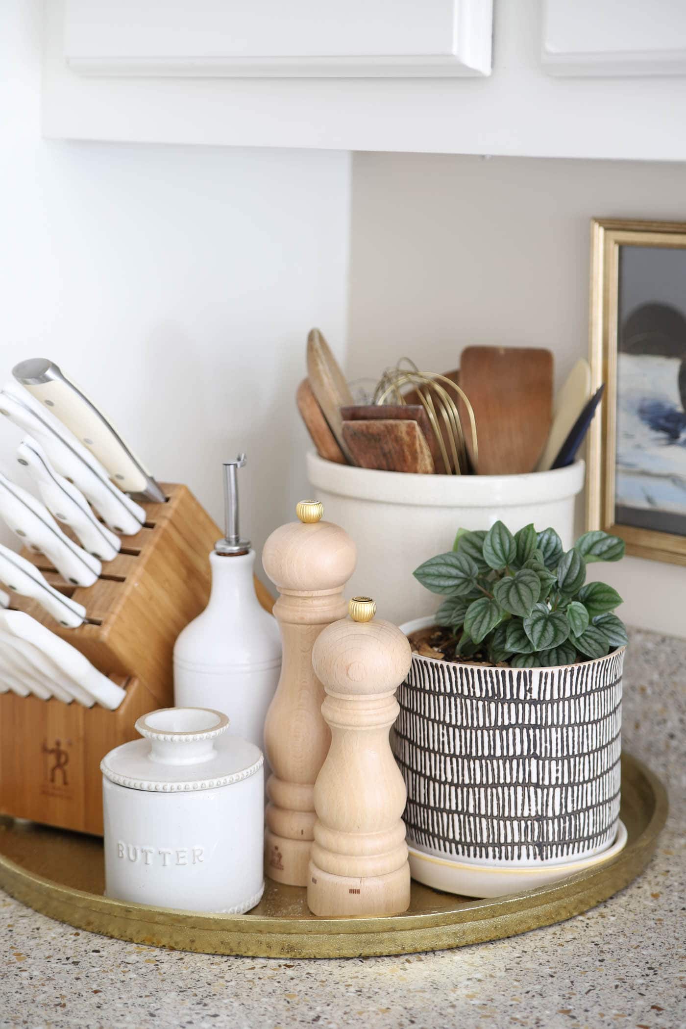 Tray for Corralling Kitchen Counter Decor Essentials
