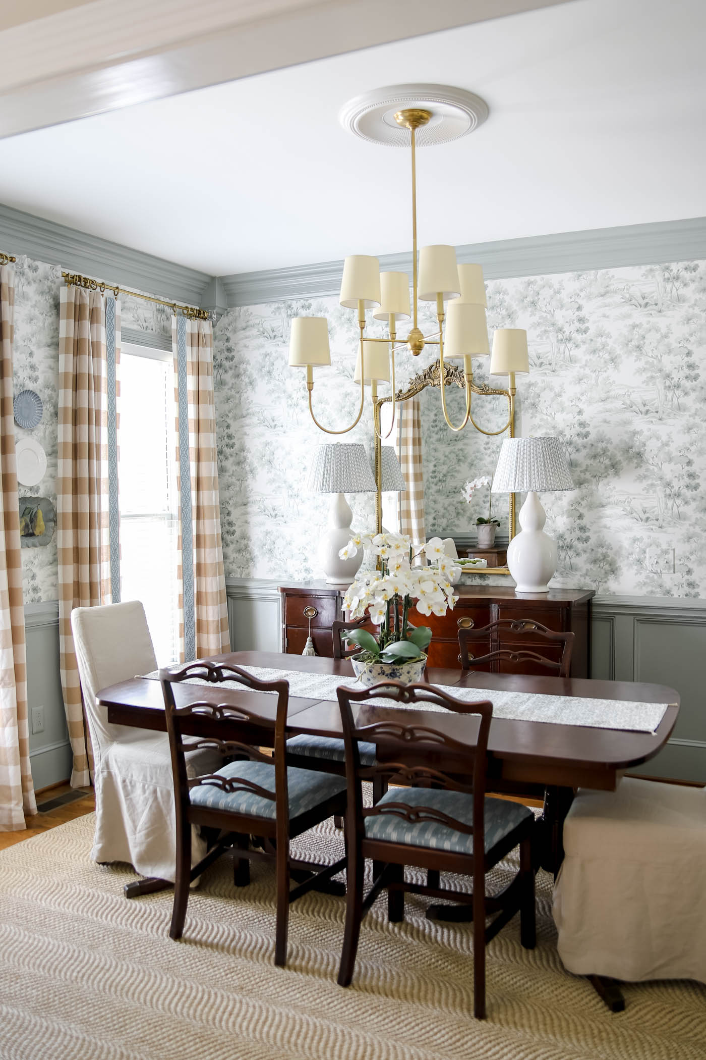 Grandmillennial Dining Room Makeover