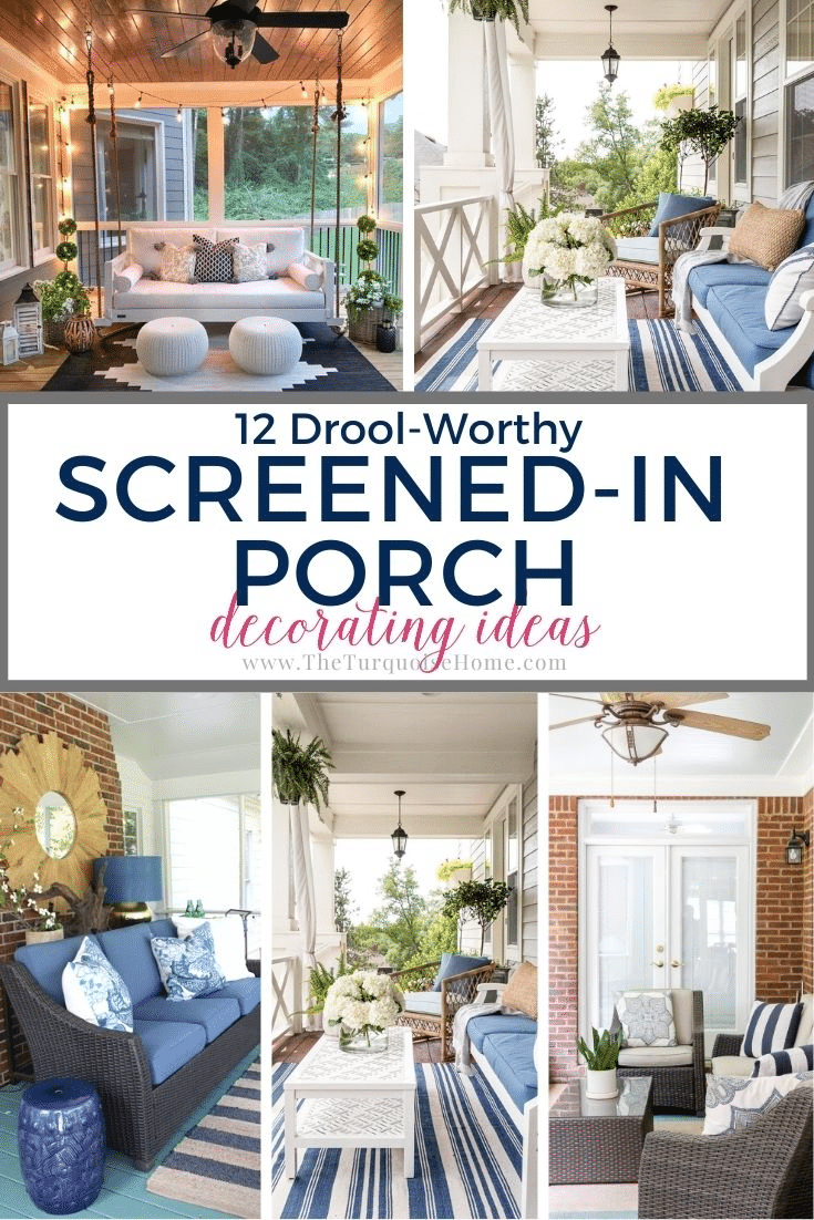 12 Irresistible Ideas for Decorating a Screened-In Porch
