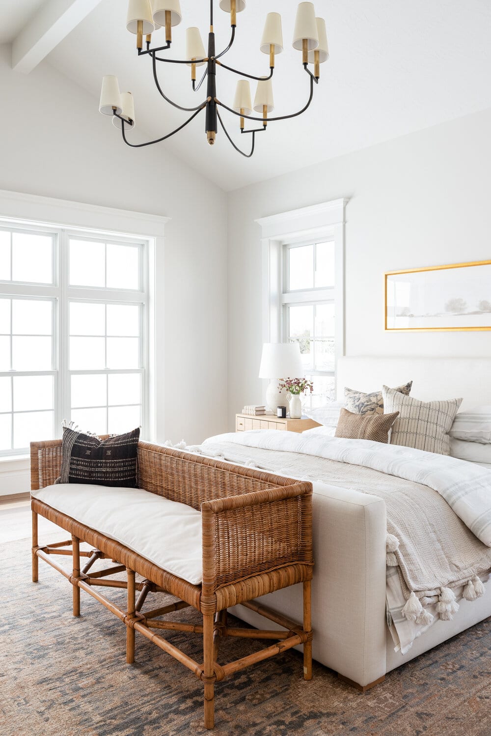 Shoji White Painted Bedroom