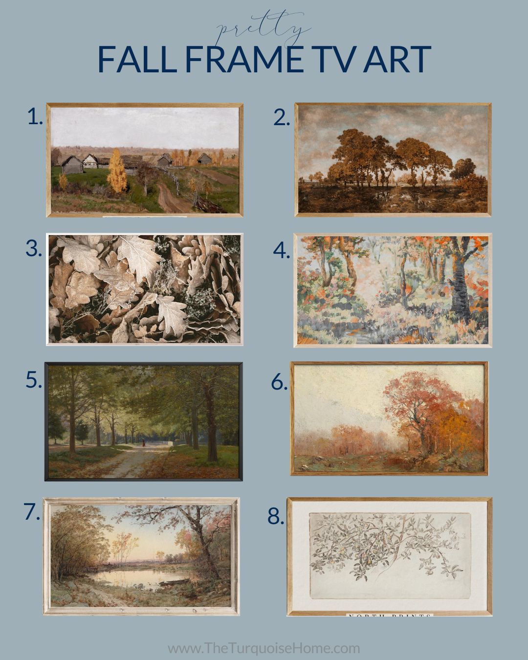 Fall Frame TV Art
