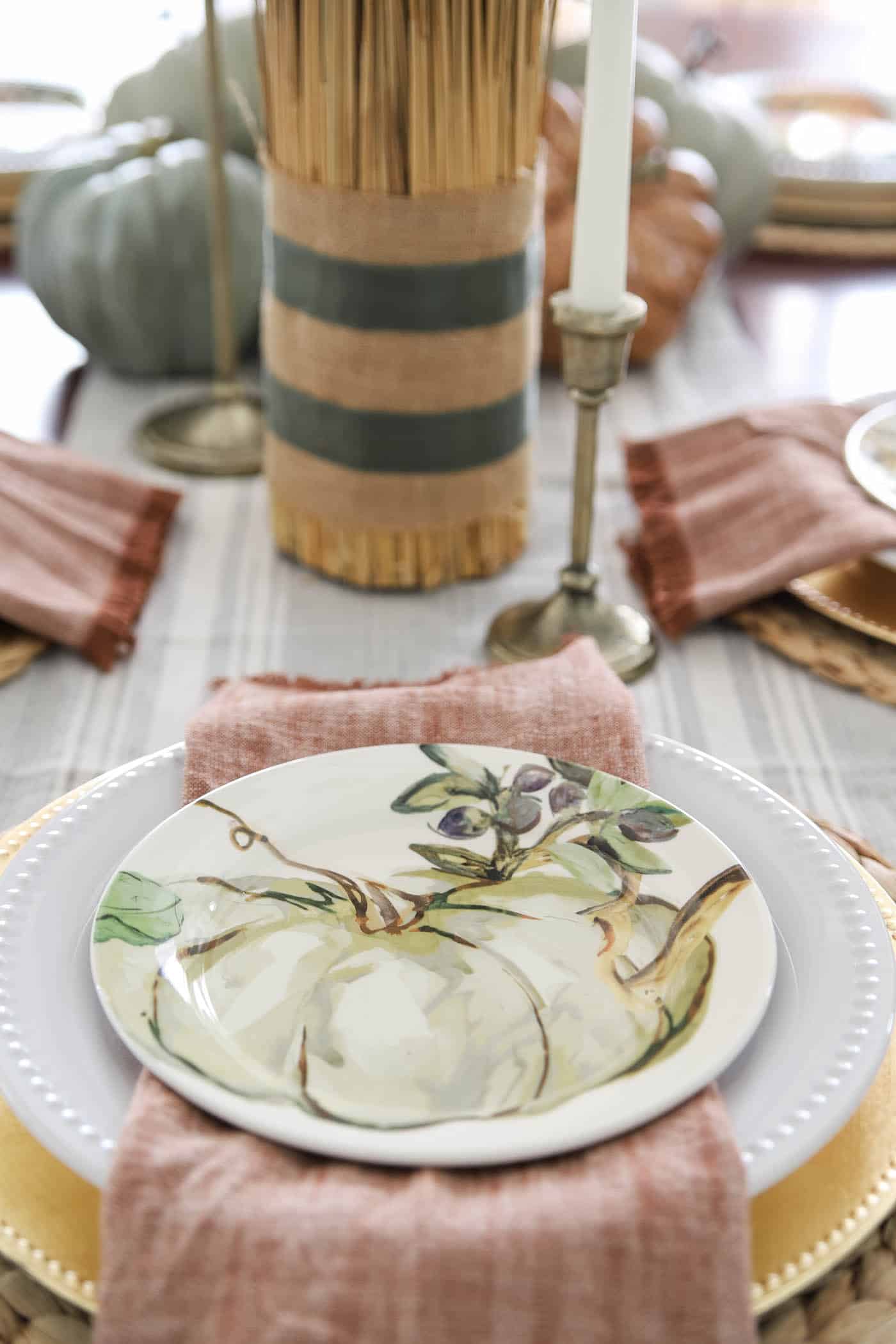 Fall salad plate