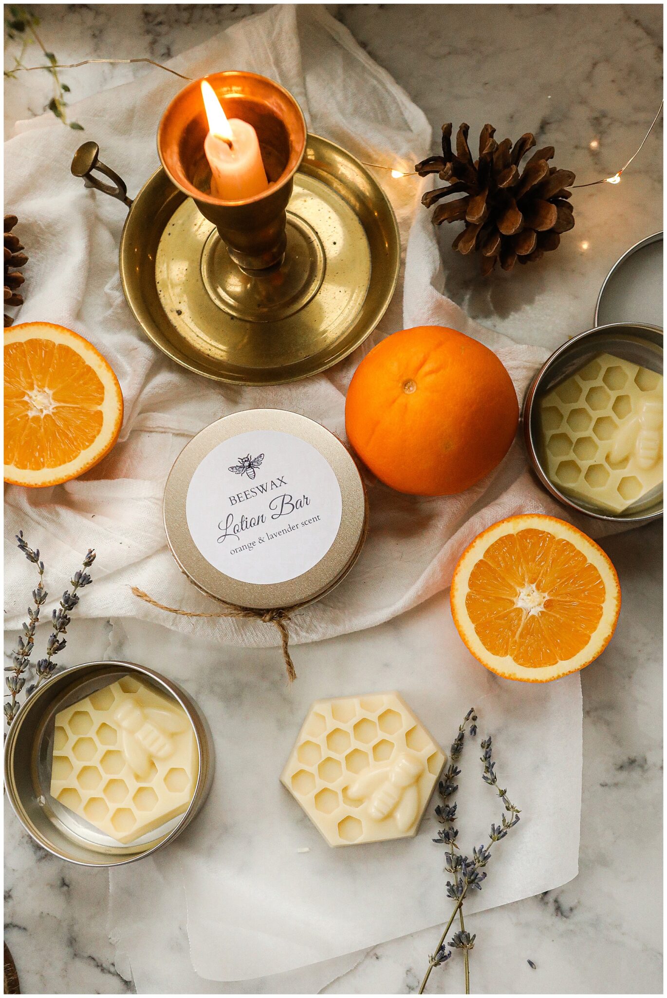 DIY Beeswax Lotion Bars
