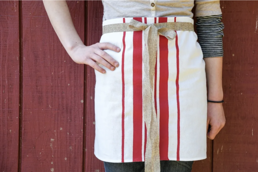 DIY Flour Sack French Apron