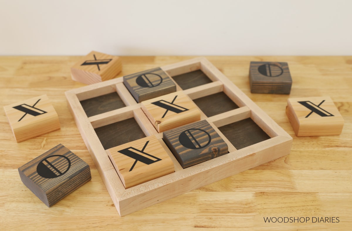 DIY tic tac toe game