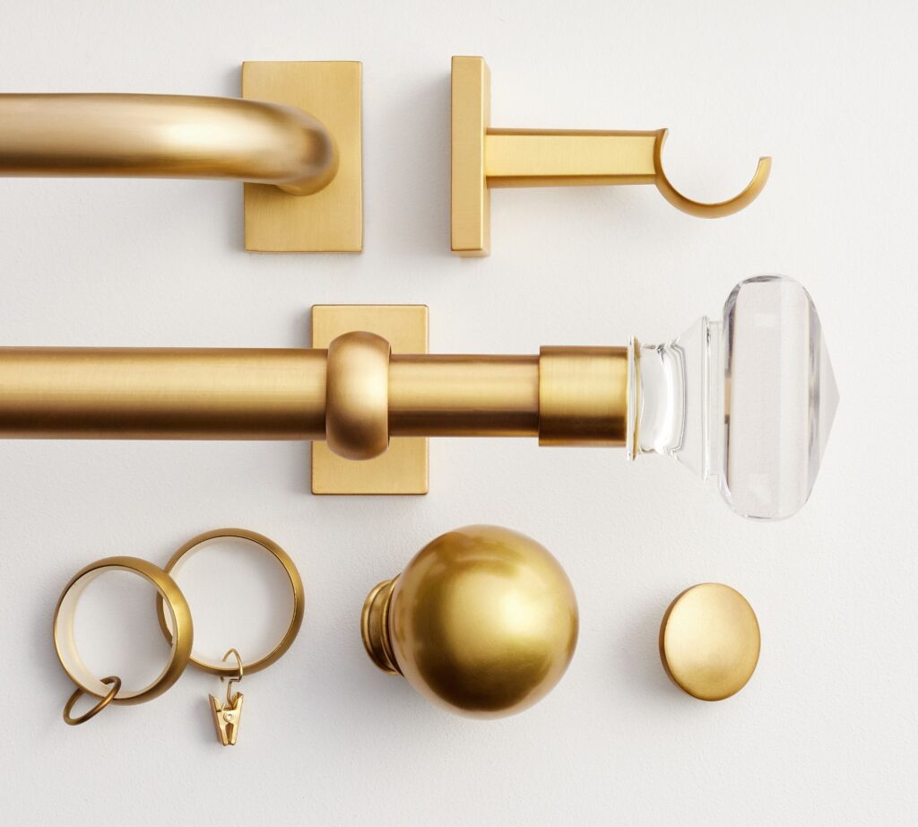 Brass Curtain Hardware