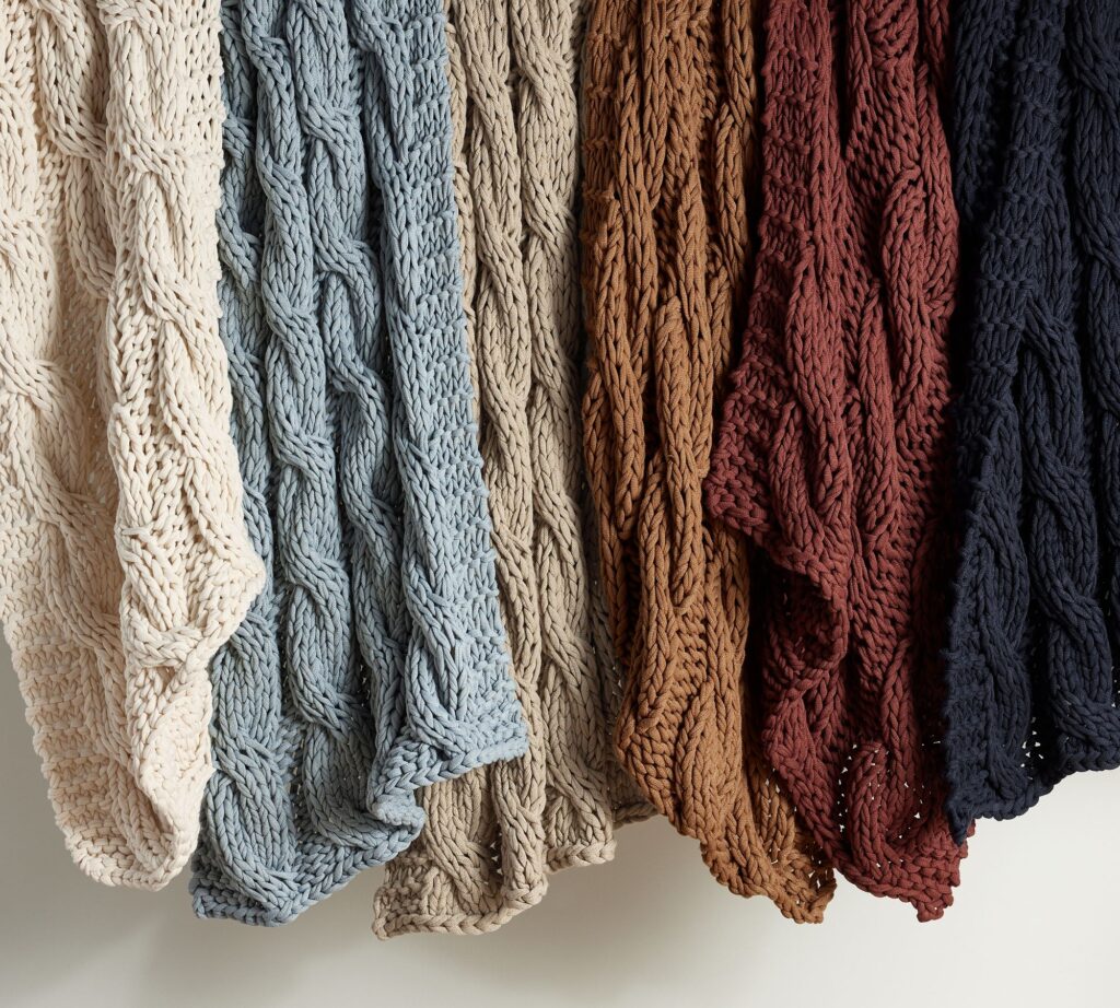 Colossal Hand Knit Blanket