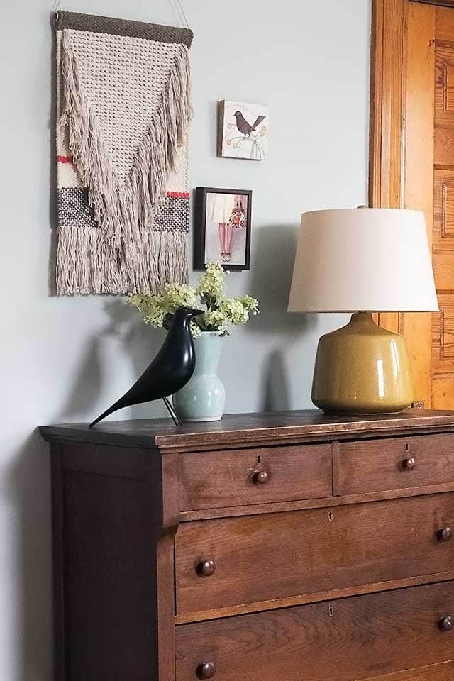 Comfort Gray Walls with Wood Trim