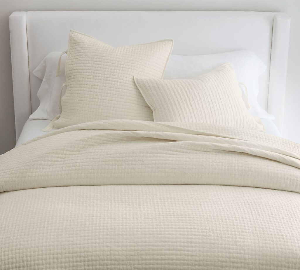 Pick Stitch Quilt & Euro Shams
