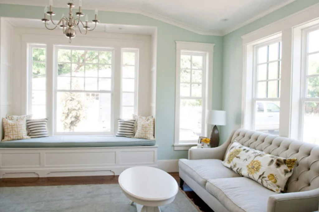 BM Palladian Blue living room