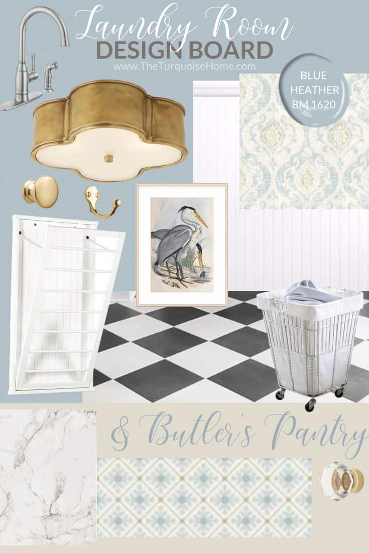 Laundry Room Design Board