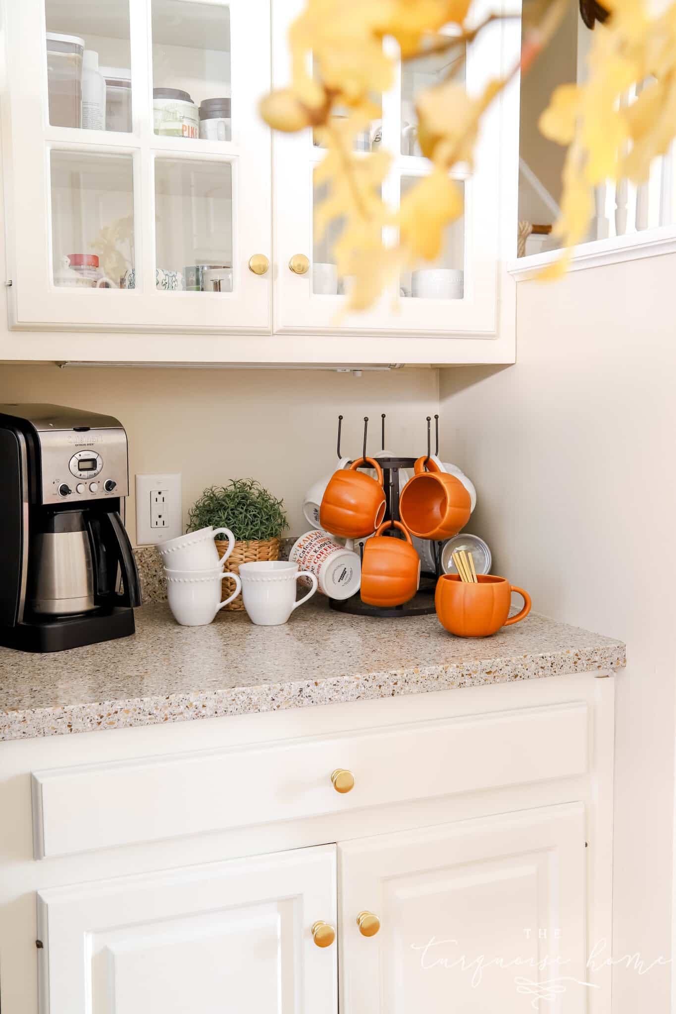 fall coffee station