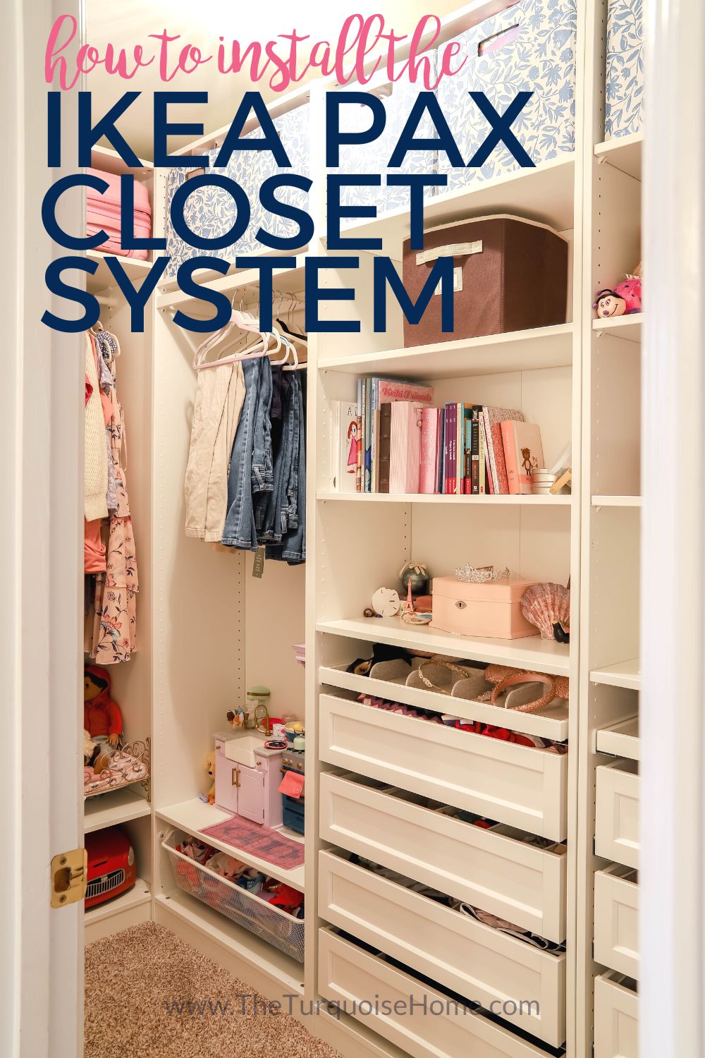 IKEA PAX Closet makeover