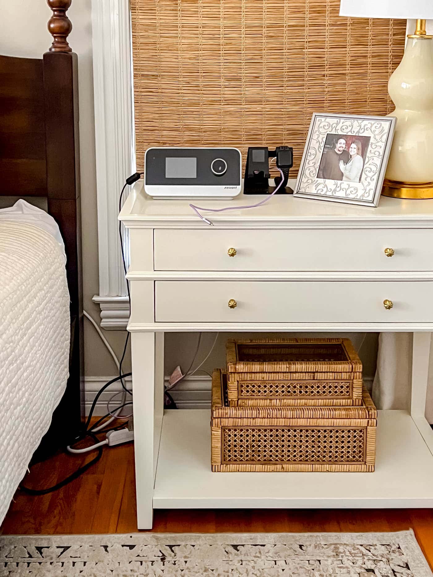 Bedside Cords are a mess