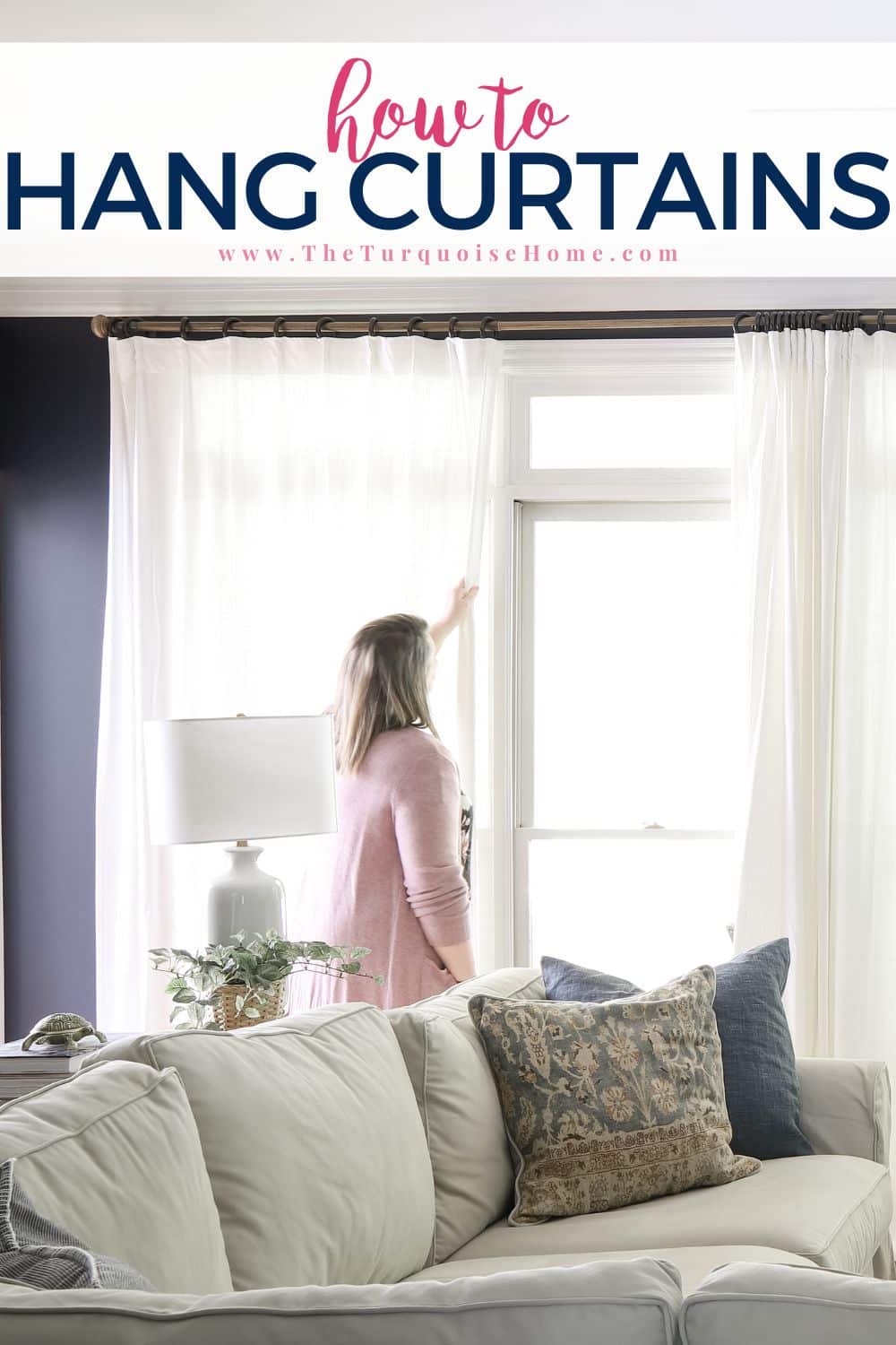 how to hang curtains