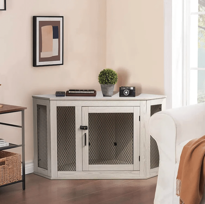 Archie & Oscar Bromborough Corner Dog Crate Furniture