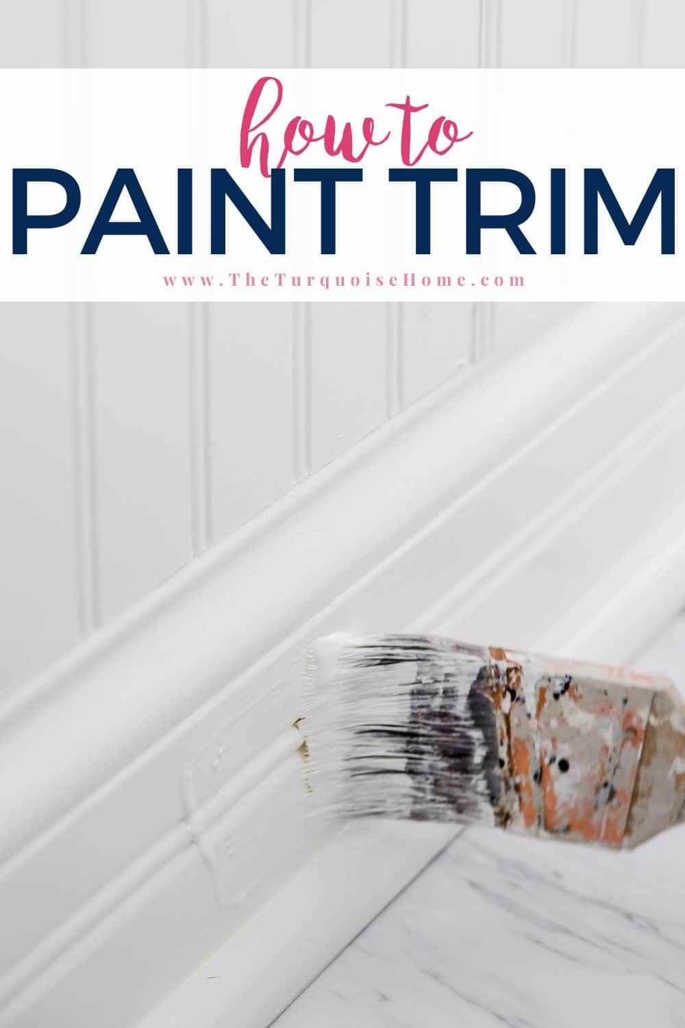 how to paint trim
