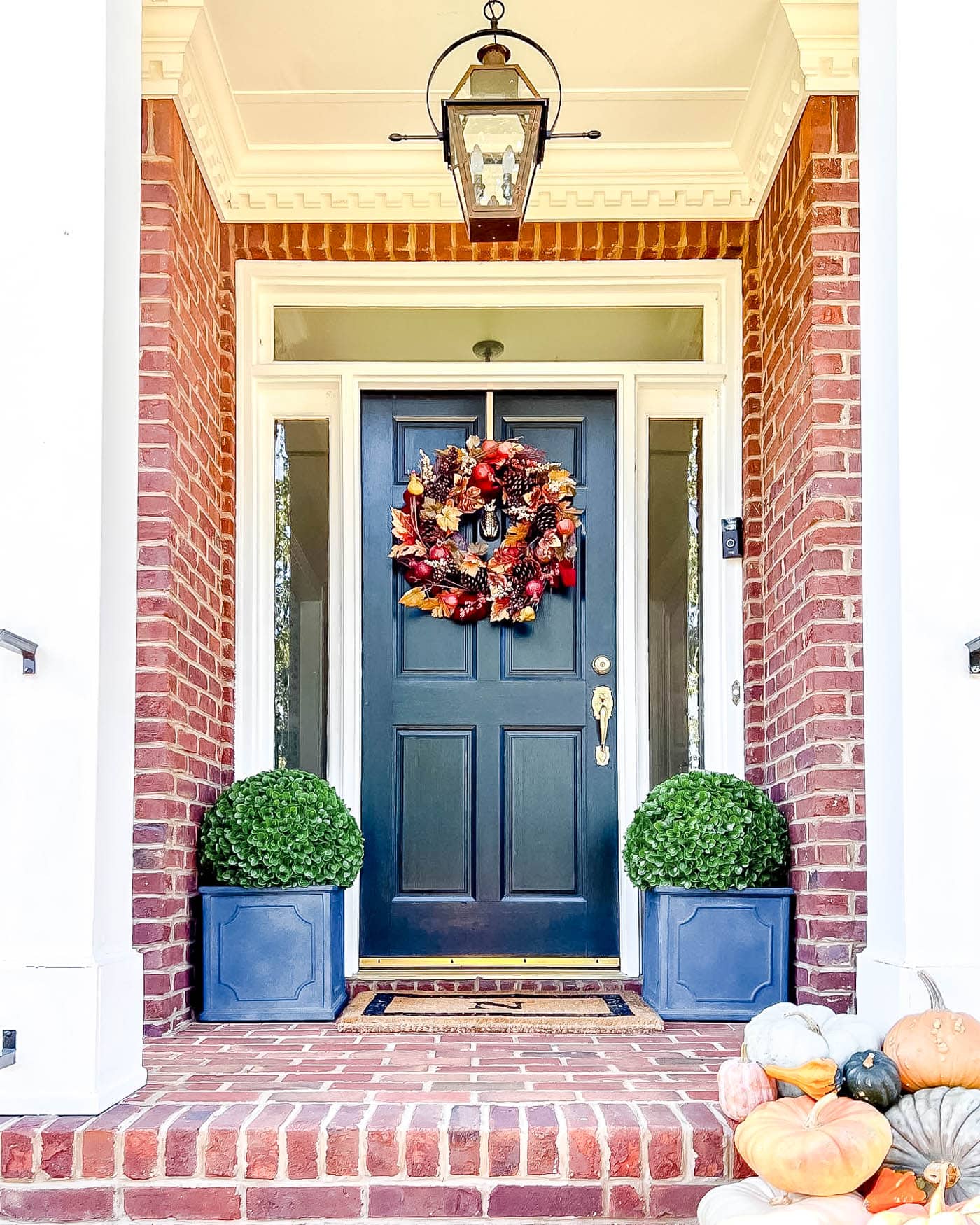 Outdoor Fall Front Porch Decor