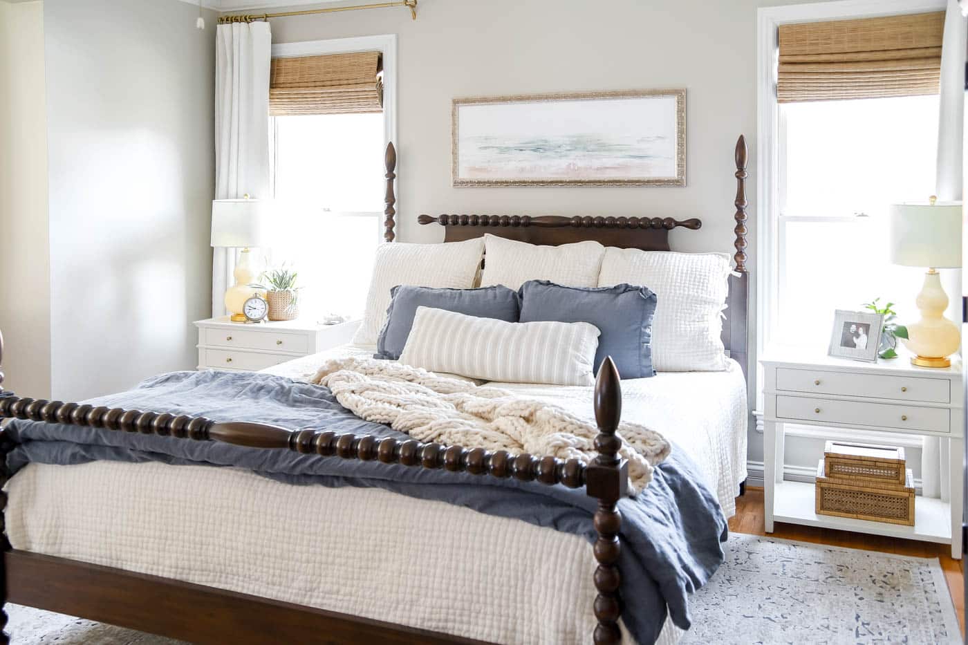 ivory bedding for a classic look