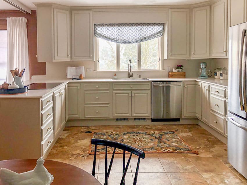 accessible beige kitchen cabinets