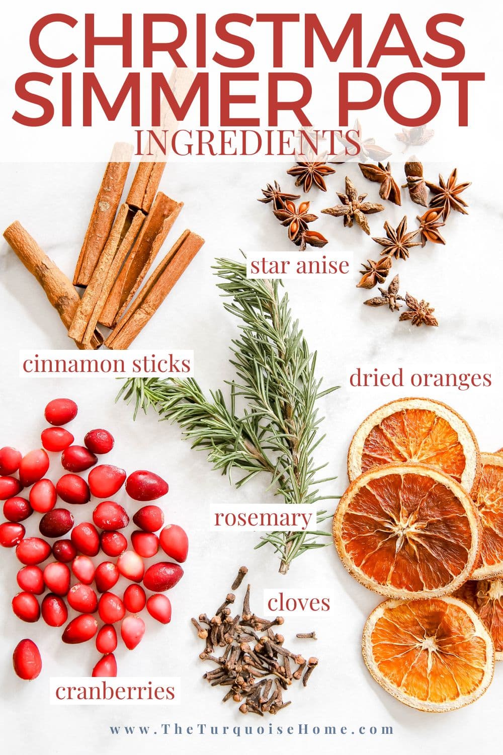 christmas simmer pot ingredients