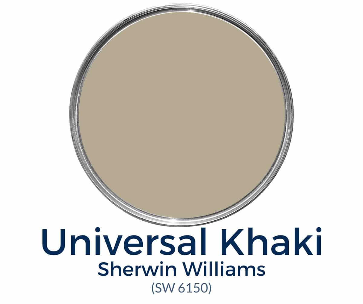 Sherwin Williams universal khaki paint color