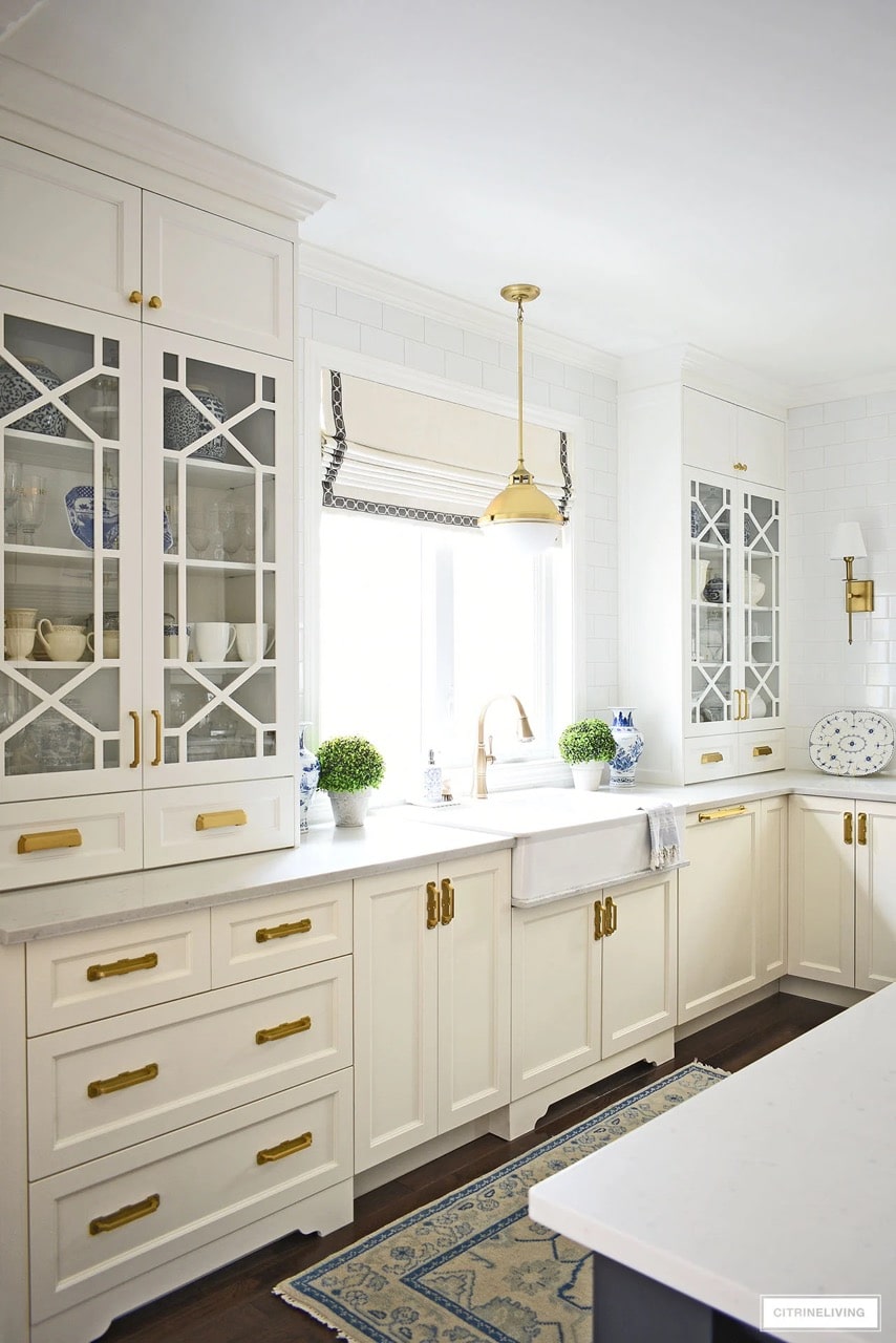 citrine living white kitchen reveal