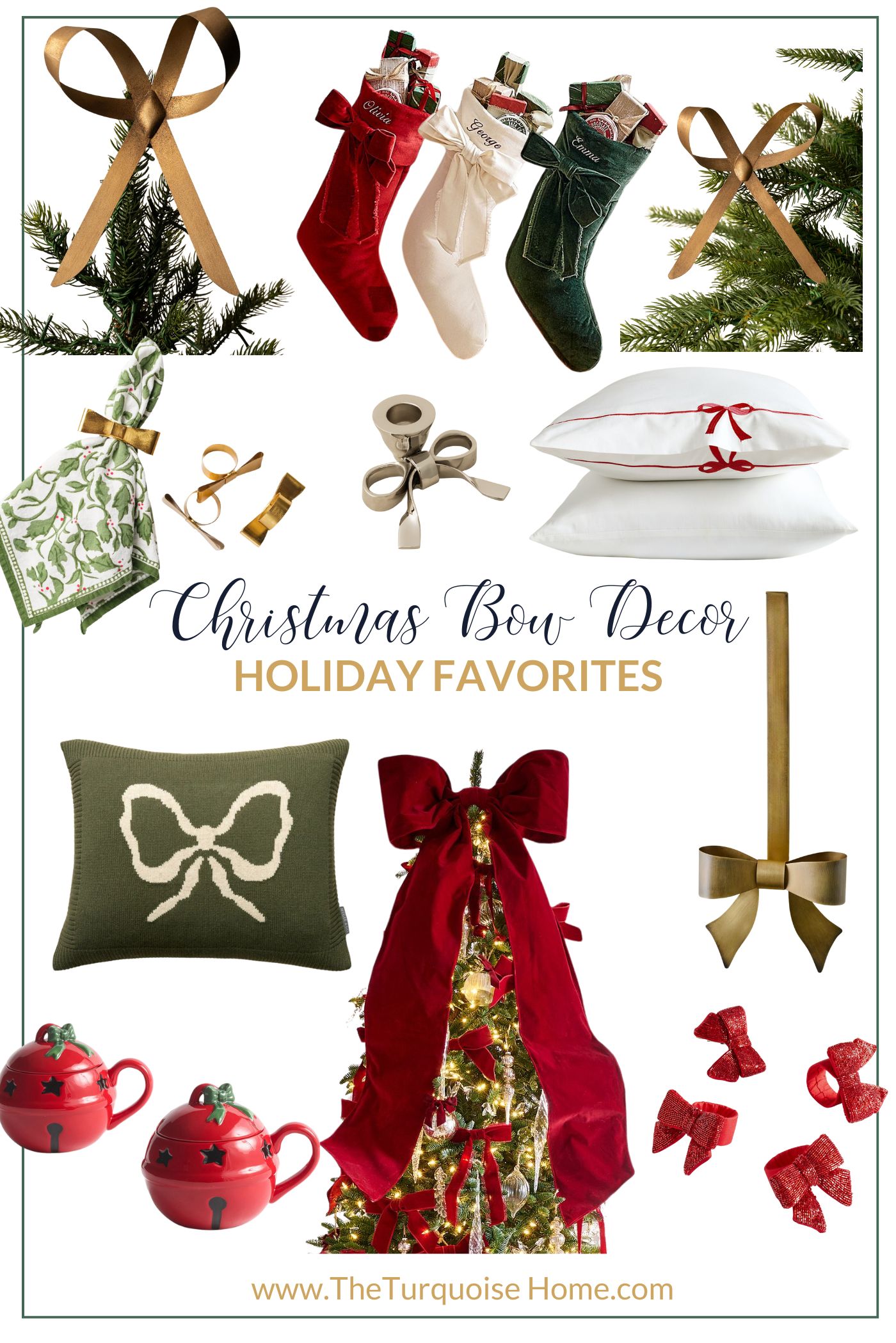 Christmas Bow Decor