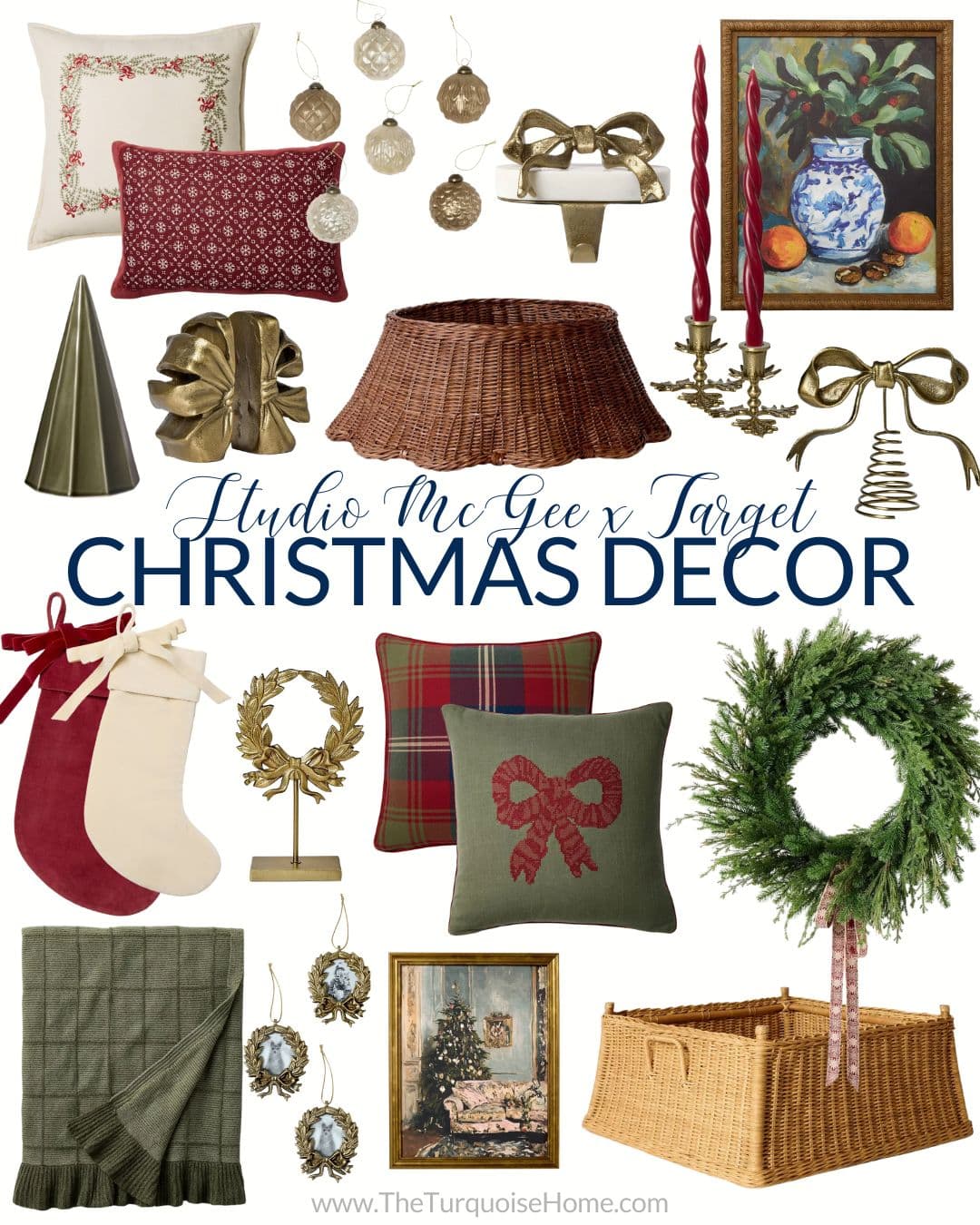 Traditional Christmas decor with Studio McGee x Target