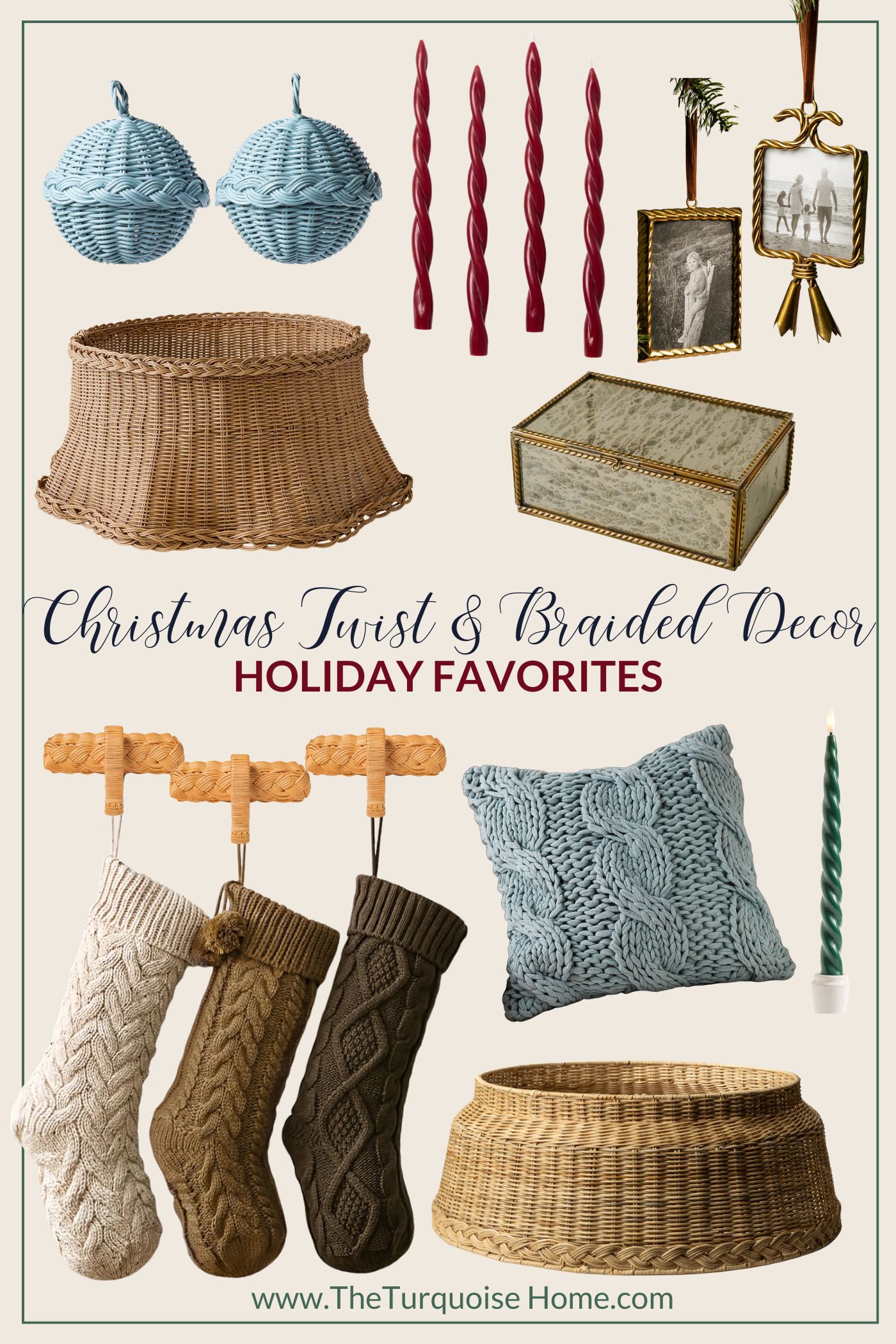 Twist and Braided Decor for Christmas 2025