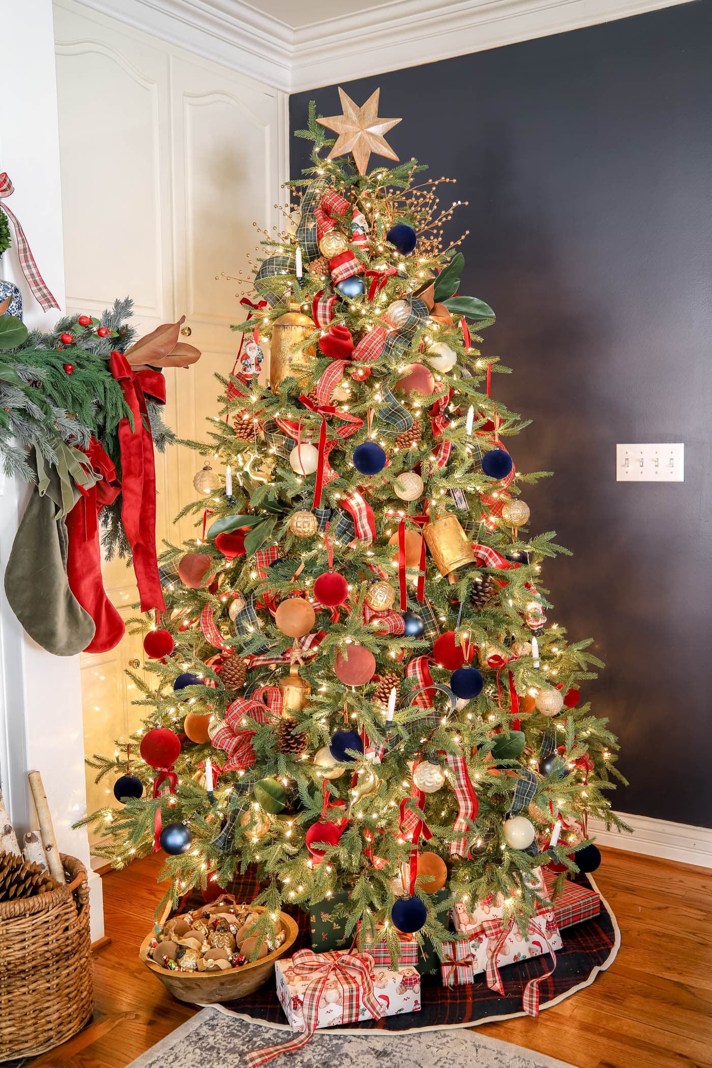 Ralph Lauren Christmas tree decor