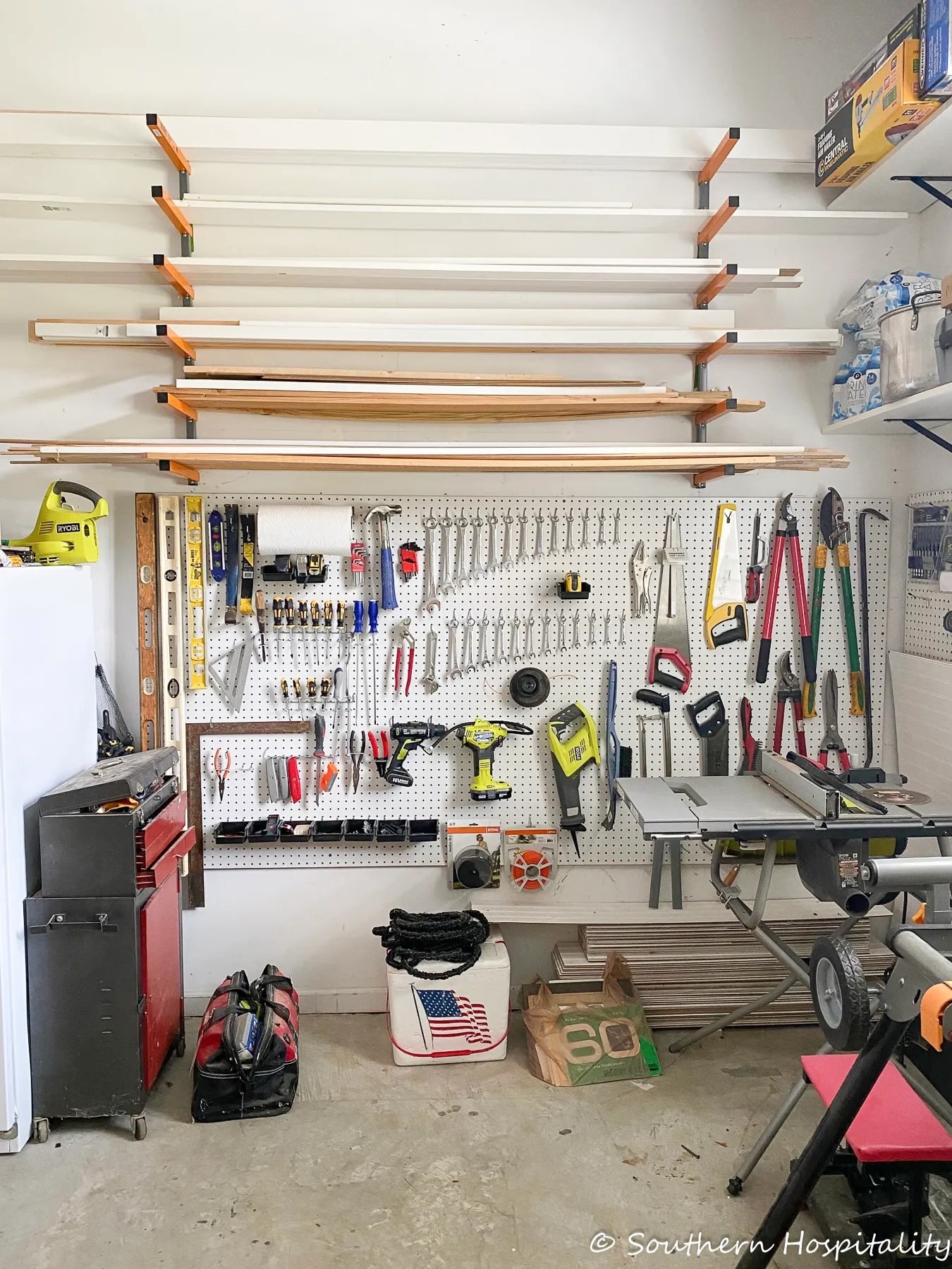Southern Hospitality | Organizing the Garage