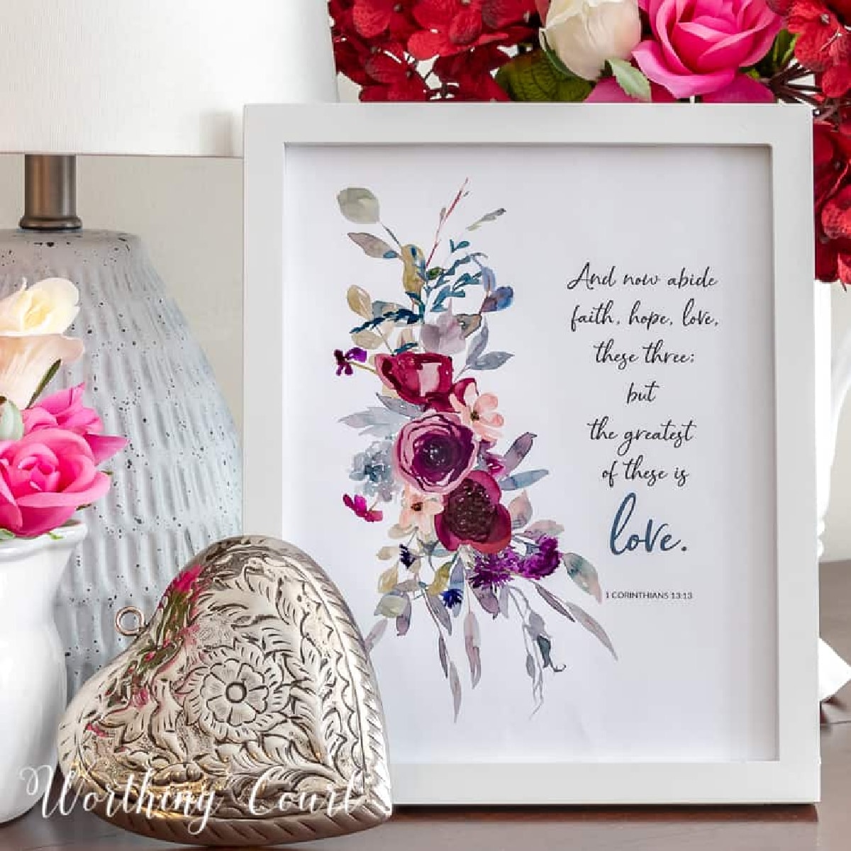 Valentine Free Printable for the whole year.