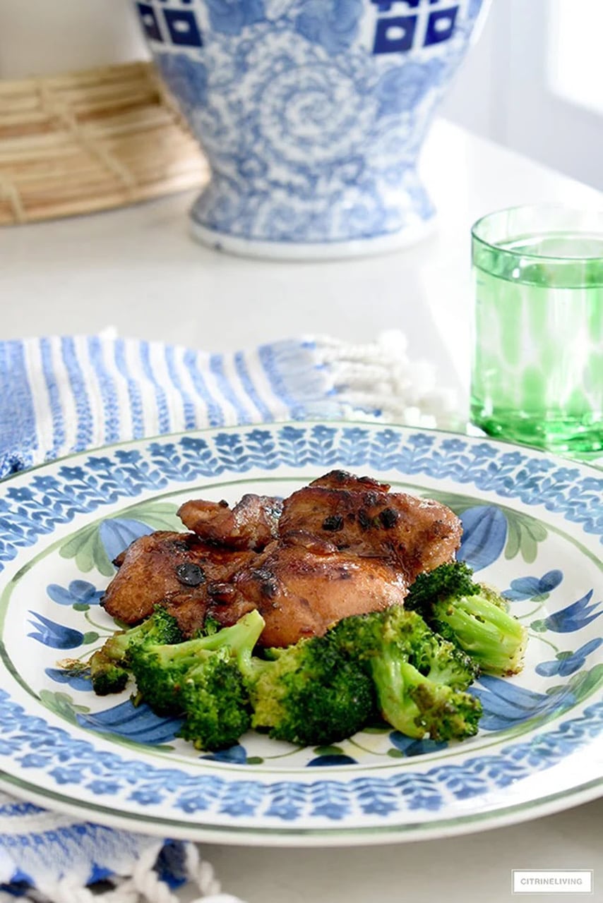 easy boneless broiled asian chicken thighs
