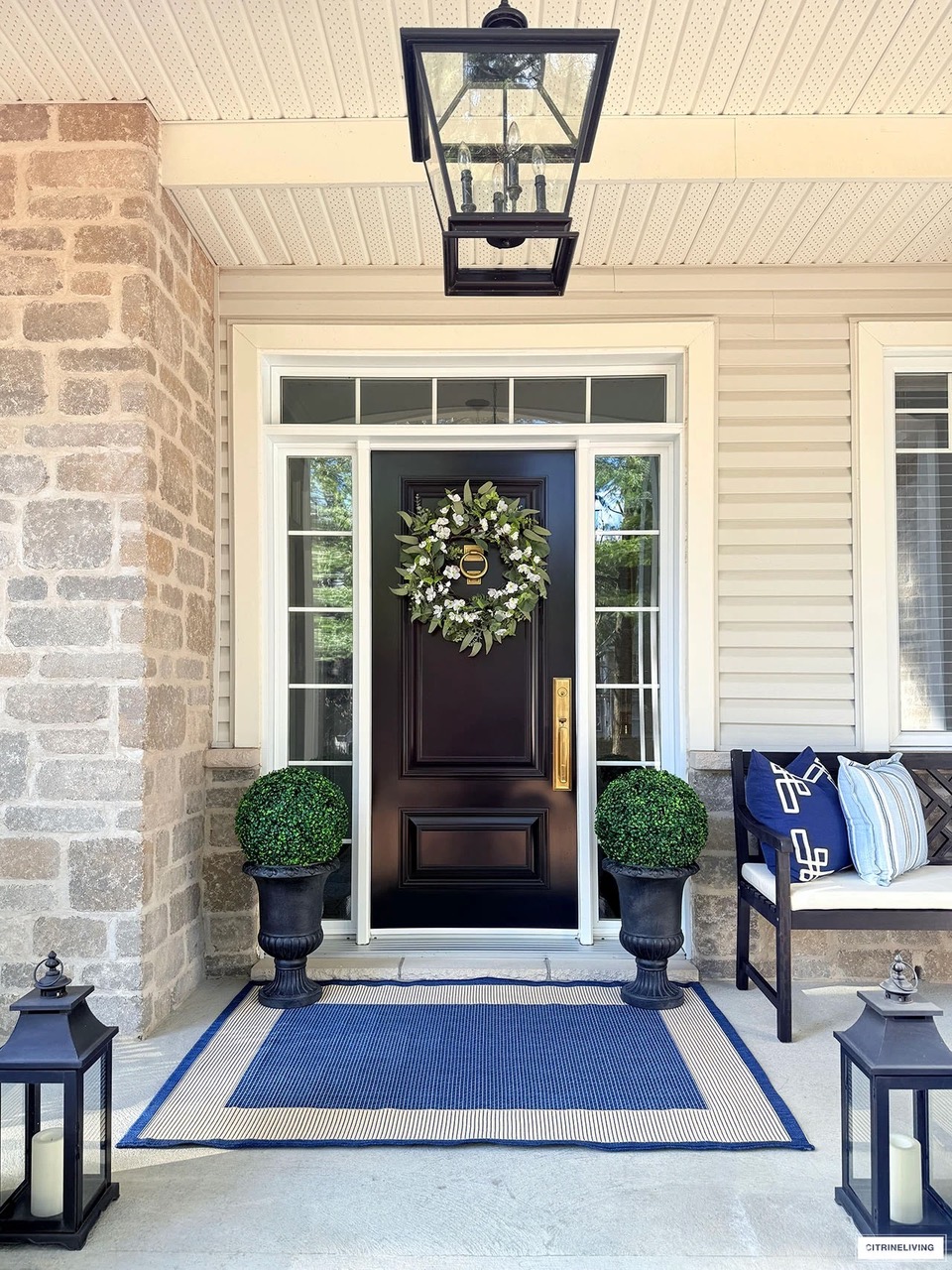 summer front porch refresh