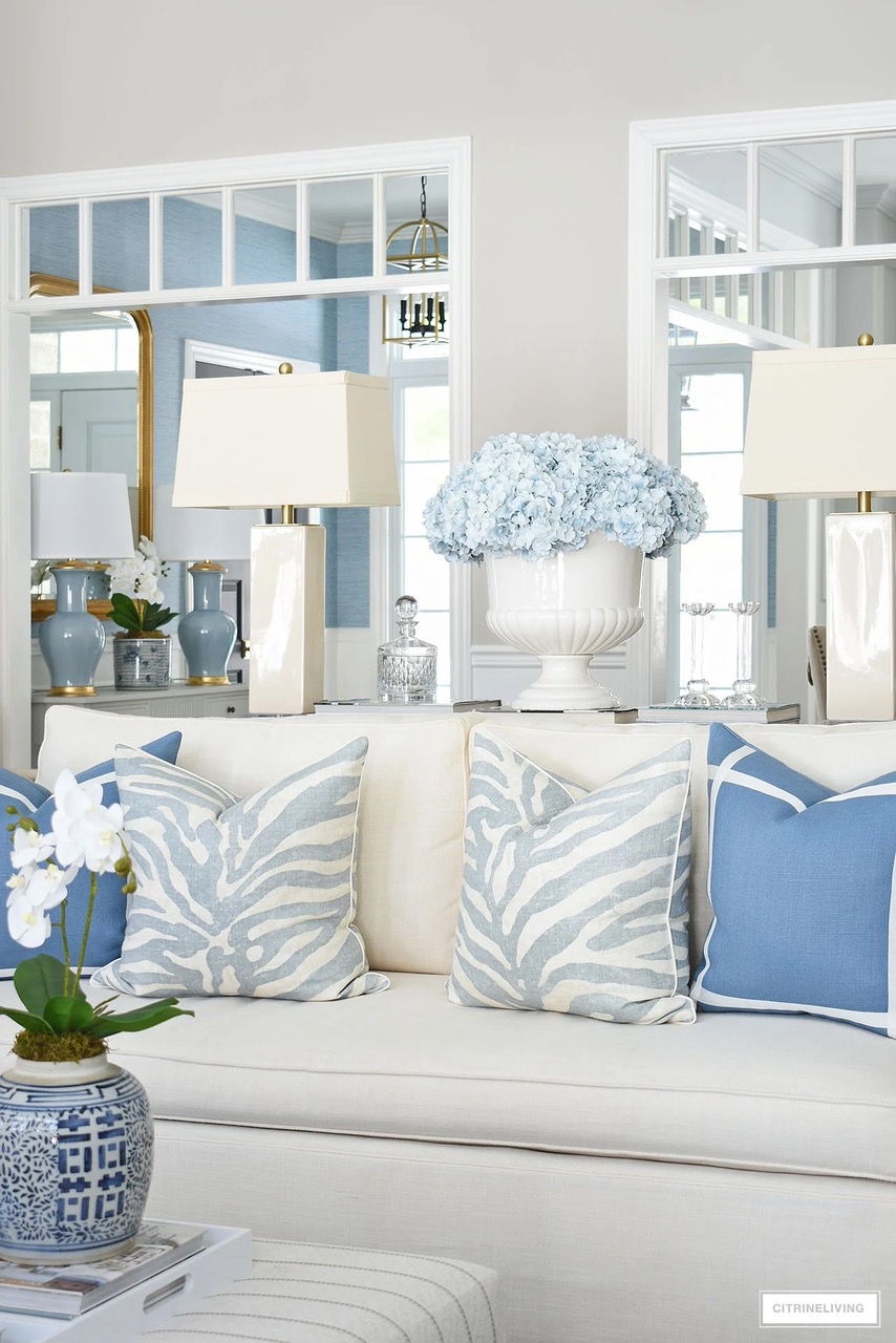 how to decorate with faux flowers