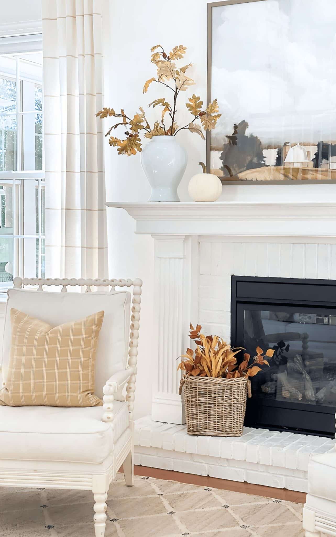 fal mantel decorating