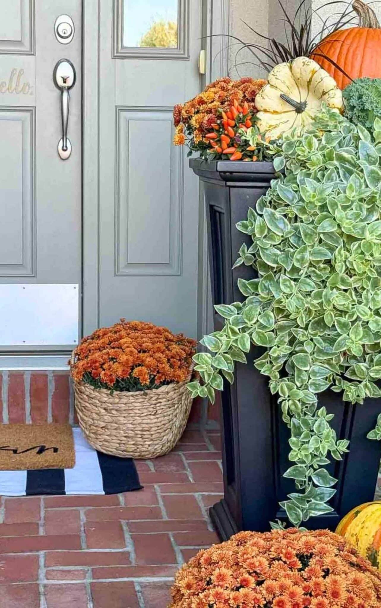 fall front porch