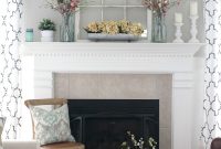 How to Style a Farmhouse Spring Mantel