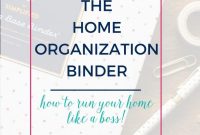 Home Organization Binder: Day 4 of 30 to Reduce Clutter