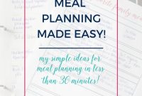 Smart Meal Planning Tips: Day 13 of 30 to Reduce Chaos