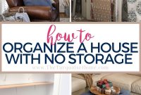 Organize a Home With No Storage: Space-Saving Solutions