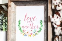 Free Love One Another Valentine’s Day Printable