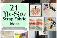 21 No-Sew Fabric Scrap Projects to Make This Weekend