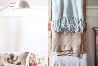 How to Build a Rustic DIY Blanket Ladder for Under $10
