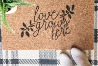 Customize a Charming DIY Doormat: Personalize Your Welcome Mat