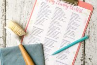 Free Printable Spring Cleaning Checklist for Every Room